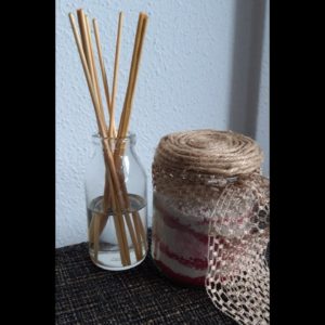 DIY pakket Geurstokjes en badzout