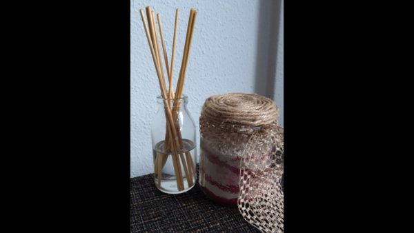 DIY pakket Geurstokjes en badzout